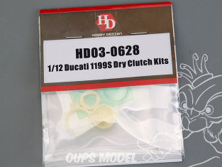 Hobby Design accessoire HD03-0628 Kit d'embrayage à sec Ducati 1199S 1/12