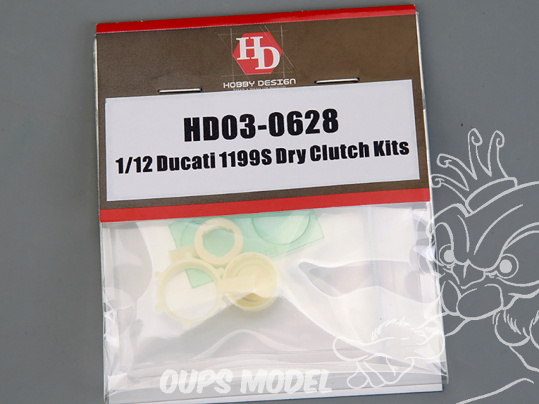 Hobby Design accessoire HD03-0628 Kit d'embrayage à sec Ducati 1199S 1/12