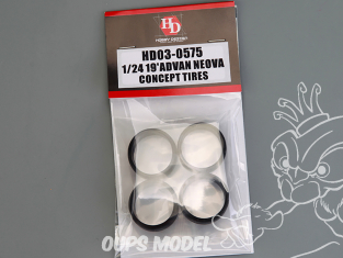 Hobby Design amélioration 03-0575 Pneus souples 19" Advan Neova concept 1/24