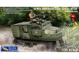 Gecko Models maquettes militaire 35GM0117 US M76 Amphibious Cargo Carrier “OTTER” Late Production 1/35