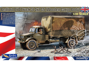 Gecko Models maquettes militaire 35GM0153 Camion Bedford OYD 3t 4x2 GS Benne en bois WWII 1/35