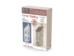 RT-Diorama 35258K Bâtiment d'angle Ceramique 1/35