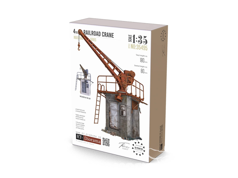 RT-Diorama 35495 Grue ferroviaire 4to 1/35