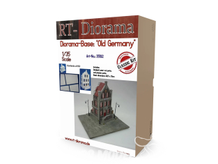 RT-Diorama 35192 Base de diorama Vieille Allemagne 1/35