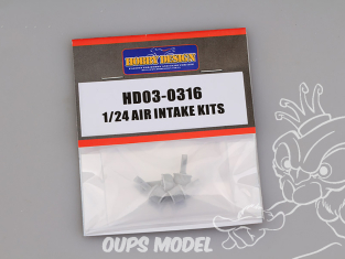 Hobby Design amélioration HD03-0316 Kits d'admission d'air 1/24