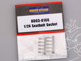 Hobby Design amélioration HD03-0166 Boucles de ceinture de sécurité 1/24