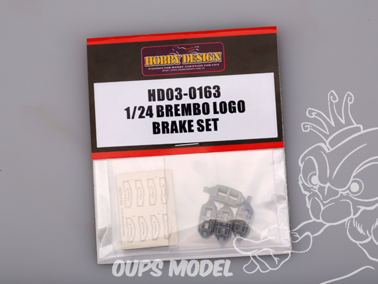 Hobby Design amélioration HD03-0163 Set d'étriers de frein Brembo 1/24