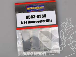 Hobby Design amélioration HD03-0358 Kits Intercooler x2 1/24