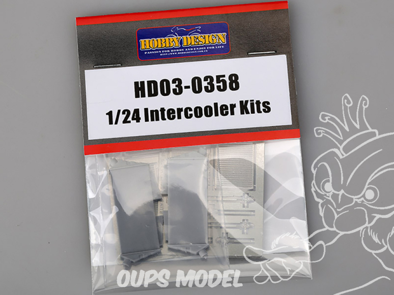 Hobby Design amélioration HD03-0358 Kits Intercooler x2 1/24