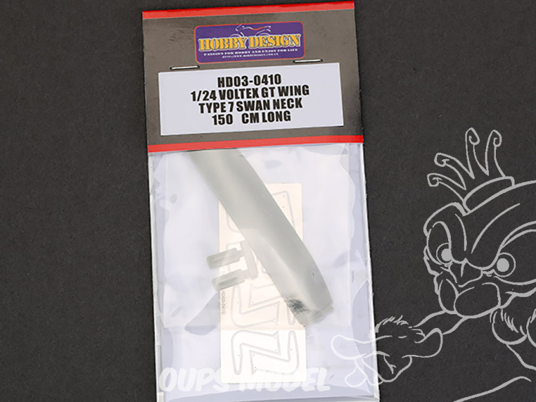 Hobby Design amélioration HD03-0410 Aileron Voltex GT Type 7 col de cygne 150cm 1/24