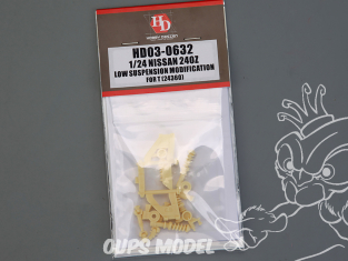 Hobby Design amélioration HD03-0632 Nissan 240Z modification suspension basse Tamiya 1/24