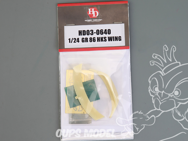 Hobby Design amélioration HD03-0640 Aileron HKS Toyota GR 86 1/24