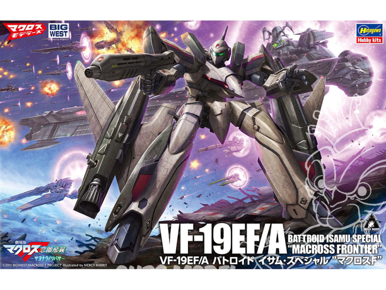 Hasegawa maquette 65893 VF-19EF/A Battroid Isamu Spécial Macross F 1/72