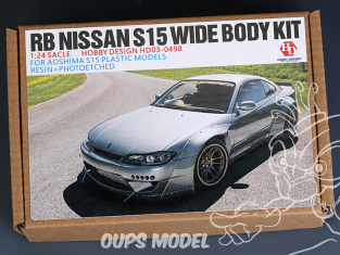 Hobby Design kit d'amélioration voiture HD03-0498 Kit Widebody RB Nissan S15 Aoshima 1/24