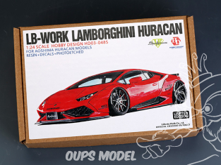 Hobby Design kit d'amélioration voiture HD03-0485 Kit LB-Works Lamborghini Huracan Aoshima 1/24