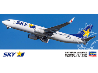 Hasegawa maquette avion 10744 Boeing 737-800 de Skymark Airlines 1/200