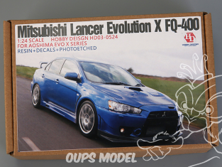 Hobby Design kit d'amélioration voiture HD03-0524 Kit FQ-400 Mitsubishi Lancer Evolution X Aoshima 1/24