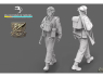 Blacksnake Model figurine K-13-72 Soldat commando Kieffer figurine 13 Opérateur radio 1/72