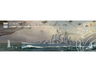 Very Fire Hobby maquette bateau 350920 USS Cleveland 1/350
