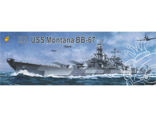 Very Fire Hobby maquette bateau VF700901-DX USS Montana Deluxe Version 1/700