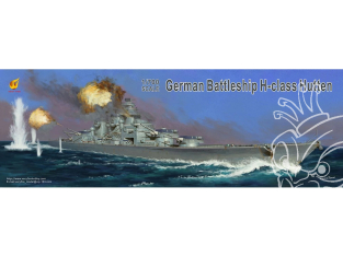 Very Fire Hobby maquette bateau VF700906 Cuirassé allemand de classe-H Hutten Version standard 1/700