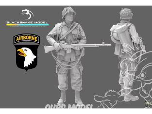 Blacksnake Model figurine ST-05-72 Soldat 101st Airborne figurine 5 1/72 Blacksnake Model figurine ST-05-72 Soldat 101st Airborne figurine 5 1/72