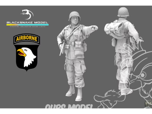 Blacksnake Model figurine ST-06-72 Soldat 101st Airborne figurine 6 1/72 Blacksnake Model figurine ST-06-72 Soldat 101st Airborne figurine 6 1/72