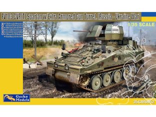 Gecko Models maquettes militaire 35GM0052 FV103CVR-T Spartan britannique tourelle blindée renforcée canon lourd Ukraine 1/35