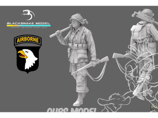 Blacksnake Model figurine ST-13-72 Soldat 101st Airborne figurine 13 1/72