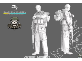 Blacksnake Model figurine SOG-09-72 Soldat MACV SOG figurine 9 1/72