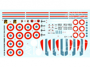 Decalques Berna decals BD48-23 Dewoitine D.520 1/48