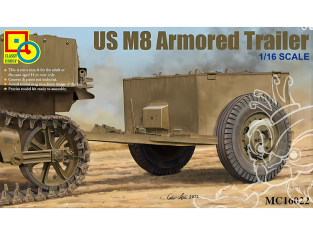 Classy Hobby maquette militaire 16022 US M8 remorque blindée 1/16