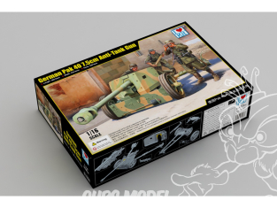 I Love Kit maquette militaire 61608 Canon antichar allemand Pak 40 de 7,5 cm 1/16
