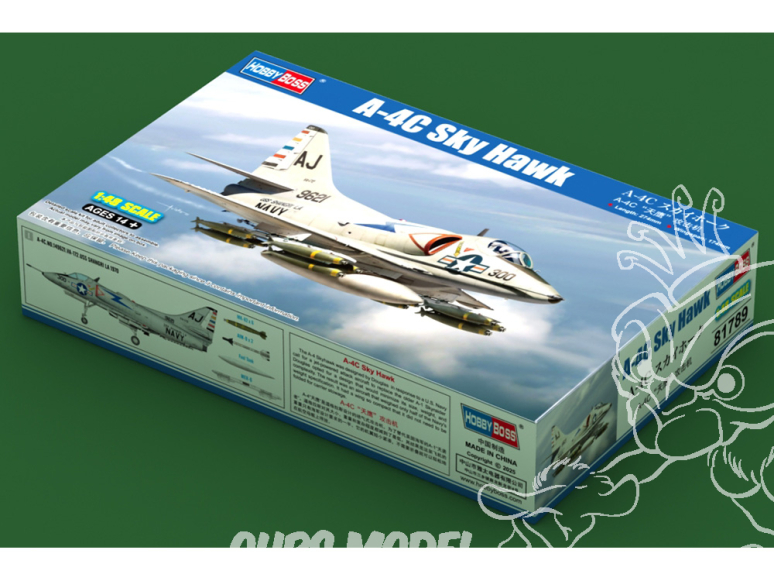 Hobby boss maquette avion 81789 A-4C Sky Hawk 1/48