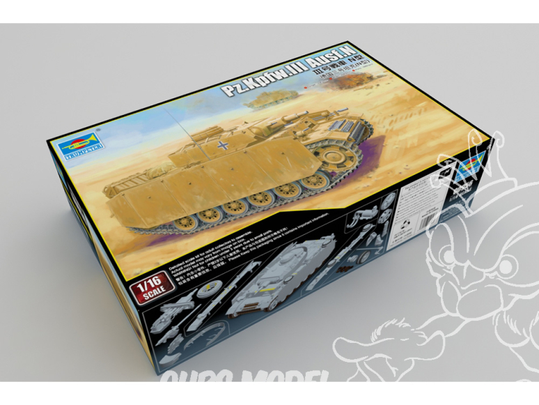 TRUMPETER maquette militaire 00956 Pz.Kpfw.III Ausf.N 1/16
