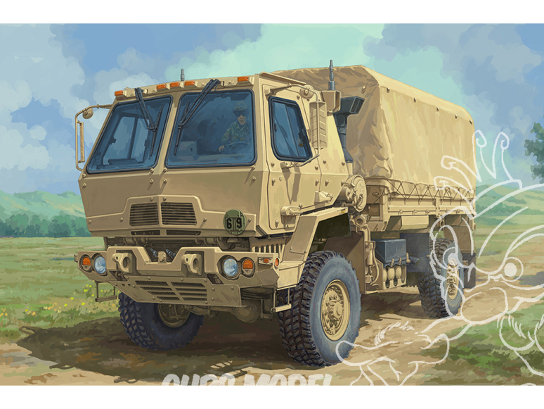TRUMPETER maquette militaire 01097 Camion cargo LMTV de 2,5 tonnes M1078A1P2 1/35