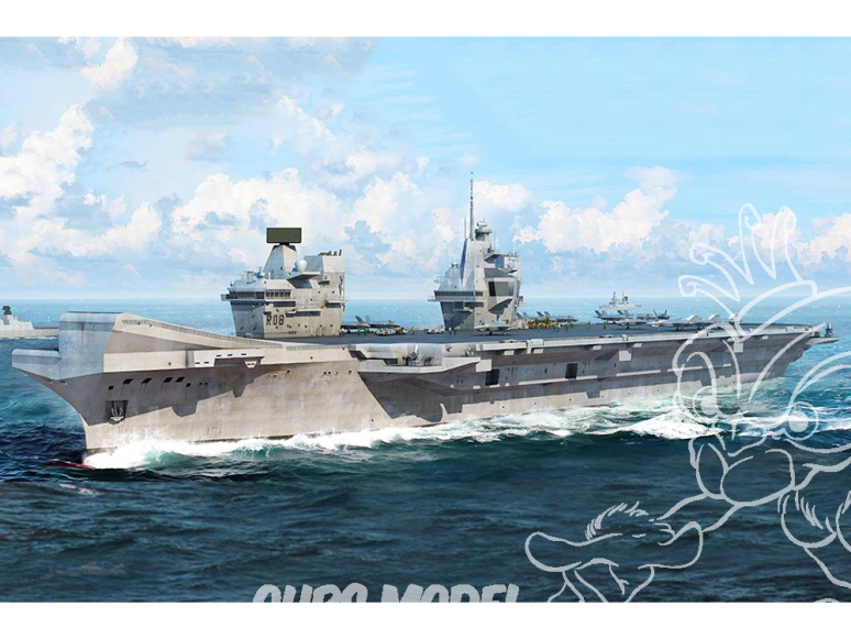 TRUMPETER maquette bateau 06751 Porte-avions Queen Elizabeth 1/700
