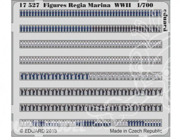 Eduard photodecoupe bateau 17527 Figurines Regia Marina WWII 1/700