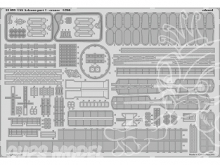 Eduard photodecoupe 53099 USS Arizona partie 1 Grues 1/200