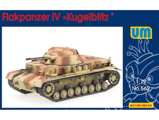 UM Unimodels maquettes militaire 562 Flakpanzer IV Kugelblitz 1/72