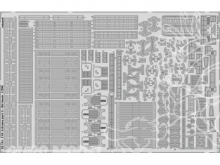 Eduard photodecoupe 53104 USS Arizona partie 3 Canots de sauvetage 1/200