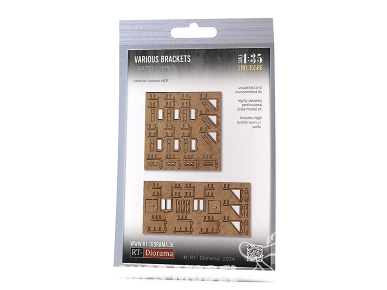 RT-Diorama 35586 Supports de tuyauterie divers 1/35