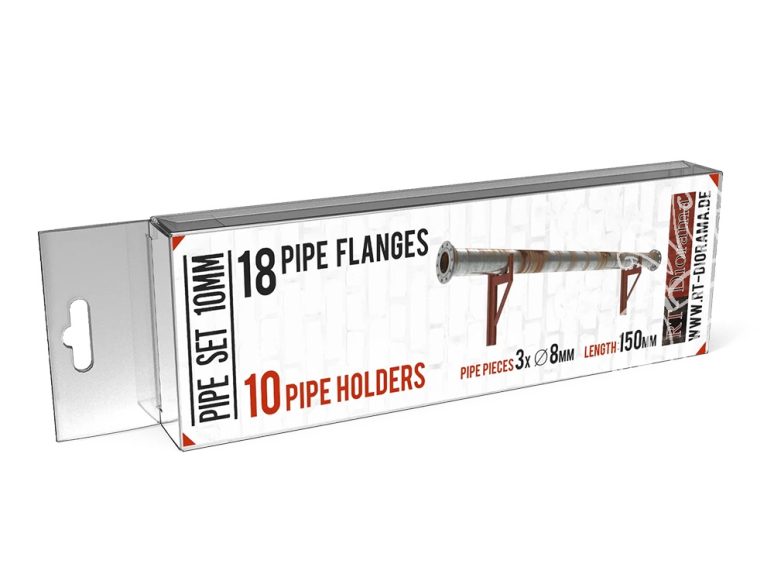 RT-Diorama 35686 Ensemble de 3 tuyaux 150mm de 08 mm 1/35