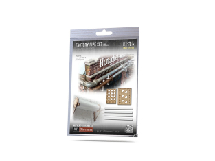 RT-Diorama 35558 Ensemble de tuyaux d'usine 10 mm 1/35