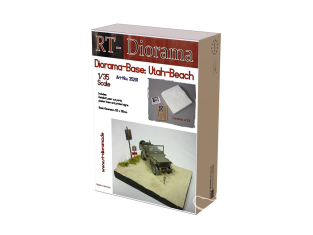 RT-Diorama 35291K Base de diorama d'Utah Beach Céramique 1/35