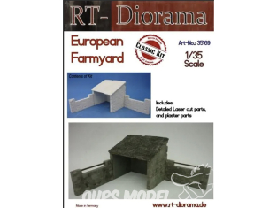 RT-Diorama 35169K Cour de ferme européenne céramique 1/35