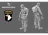 Blacksnake Model figurine ST-02-48 Soldat 101st Airborne figurine 2 1/48