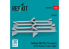 ResKit kit RS48-0520 Missiles Skyflash RB71/Av.71, 4 pièces, imprimés en 3D 1/48
