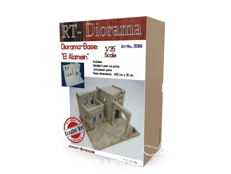 RT-Diorama 35188 base de diorama El Alamein 1/35