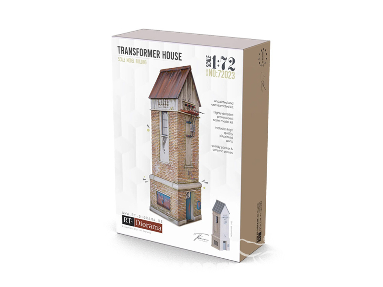 RT-Diorama 72023 Maison du transformateur 1/72